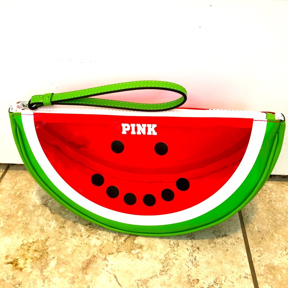 PINK Victoria's Secret RARE Watermelon Makeup Bag